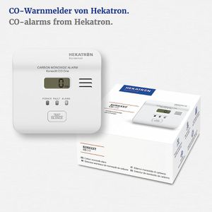 Produktbild für CO-Melder Hekatron KonexXt CO One, mit Batterie