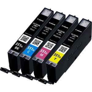 Produktbild für Tinte Canon CLI-551XL BK, C, M, Y