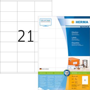 Produktbild für Universaletiketten Herma 4634 Premium, weiß