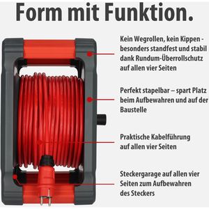 Produktbild für Kabeltrommel Brennenstuhl Professional KA3110, 33m
