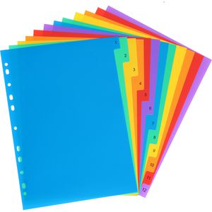 Produktbild für Register D.RECT 009402, A4, 1-12