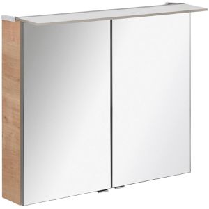 Produktbild für Waschtisch Fackelmann B.perfekt, mit Spiegelschrank, eiche