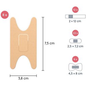Produktbild für Pflaster Flexeo Mix Pflasterset, 50 Strips