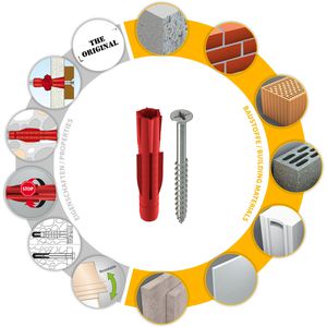 Produktbild für Schrauben-Dübel-Set Tox 010601021, Tri 6/36 + S
