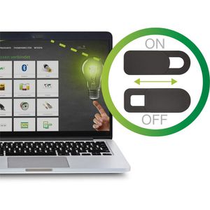 Produktbild für Webcam-Abdeckung InLine 55263, 1mm dünn, aus Kunststoff