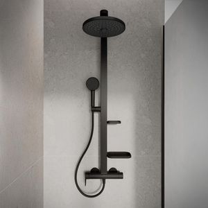 Produktbild für Duschsystem Ideal-Standard Ceratherm Alu+ BD584XG, schwarz