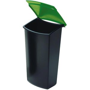 Produktbild für Abfalleinsatz Han Mondo schwarz-grün