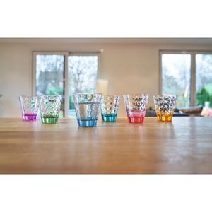 Produktbild für Trinkgläser Leonardo Optic Boden 025922 farbig