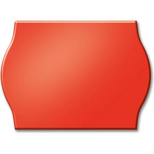 Produktbild für Preisetiketten METO 9506160, rot, 22 x 16 mm
