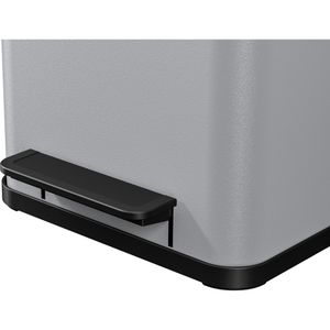 Produktbild für Mülleimer Hailo Öko uno Plus M, silber