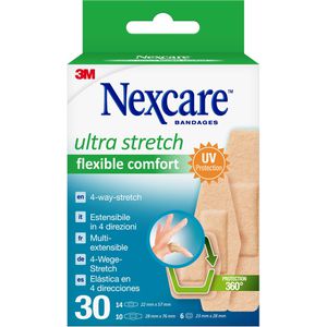 Produktbild für Pflaster Nexcare 3M Ultra Stretch, 30 Stück