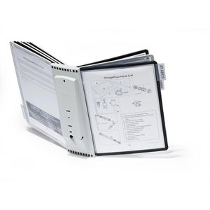 Produktbild für Sichttafelsystem Durable 5631-22 Sherpa Wall 10 A4