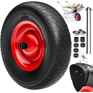Produktbild für Schubkarrenrad Gardebruk 4.80/4.00-8, pannensicher Vollgummi