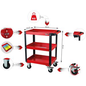 Produktbild für Werkstattwagen KS-Tools ECOline, 890.0001, Tragkraft 150 kg