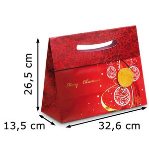 Produktbild für Geschenktüte TSI 86417-R Weihnachten Elegant