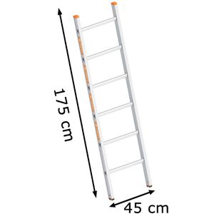 Produktbild für Anlegeleiter Layher Topic 1054, extrabreit, Länge 1,75m