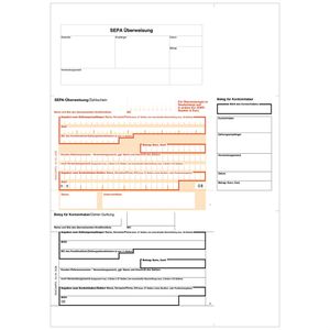 Produktbild für Bankformulare Exacompta 252B, SEPA-Überweisung
