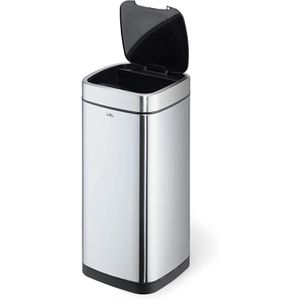 Produktbild für Mülleimer Durable 342123, No Touch, Sensor, silber