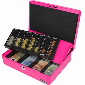 Produktbild für Geldkassette HMF 10015 15, mit Zylinderschloss