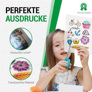 Produktbild für Schrumpffolie Skullpaper transluzent, A4