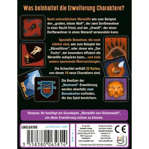 Produktbild für Kartenspiel Zygomatic Werwölfe von Düsterwald