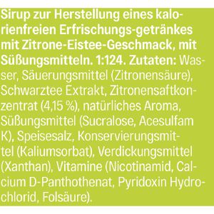 Produktbild für Sirup JUIZY-WOW Lemon Ice Tea, zuckerfrei