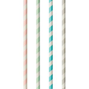 Produktbild für Strohhalme Papstar 87011 pure Stripes, aus Papier