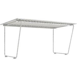 Fahrradunterstand WSM Siegen S18, grauweiß, aus Metall
