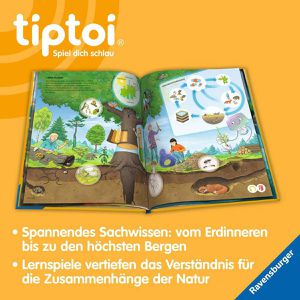 Produktbild für Spielbuch tiptoi 49296, Die Erde - Ozeane, Wetter und Vulkane