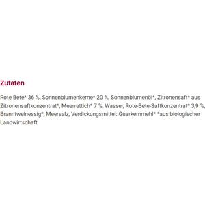 Produktbild für Meerrettich Alnatura Streichcreme, Rote-Beete-Meerrettich, BIO