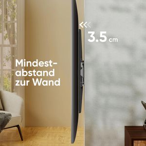 Produktbild für TV-Wandhalterung Onkron UF4-B, bis 80 kg