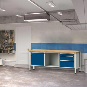Produktbild für Werkbank ANKE Modell 146 V, 301.028, blau