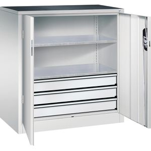 Werkzeugschrank CP-Möbel 8821-5035, aus Metall, lichtgrau