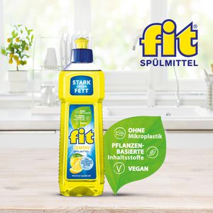 Produktbild für Spülmittel fit Lemon, mikroplastikfrei