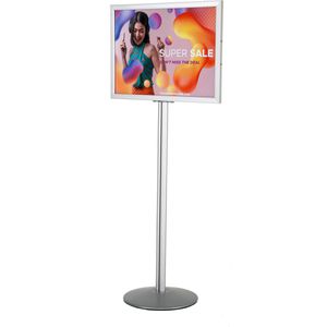 Produktbild für Infoständer Update-Displays aus Aluminium, silber, A2