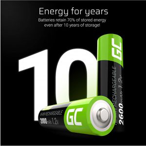 Produktbild für Akku Green-Cell Rechargeable, 1,2 V, 2000 mAh