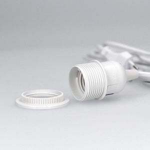 Produktbild für Lampenfassung kwmobile weiß