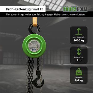 Produktbild für Kettenzug Trutzholm 41638, Flaschenzug