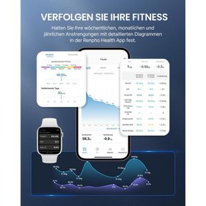 Produktbild für Personenwaage RENPHO Elis 1C, A033-W, App-fähig, weiß