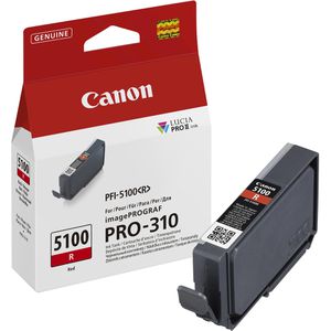 Tinte Canon PFI-5100R rot