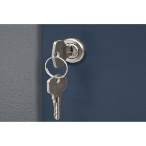 Produktbild für Werkzeugschrank Küpper 71693, aus Metall, grau / blau