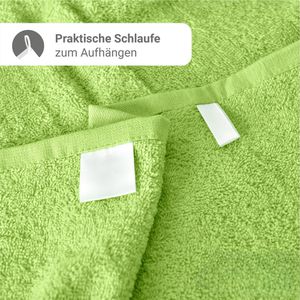 Produktbild für Handtuch NatureMark Frottier Set, apfelgrün