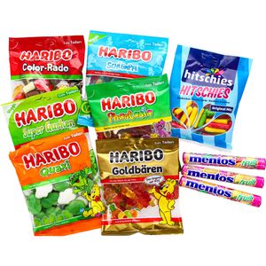 Produktbild für Fruchtgummis Snackbox Haribo &amp; Kaubonbons
