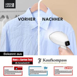 Produktbild für Dampfglätter LEBENLANG Steamer LBD528W
