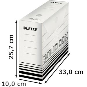 Produktbild für Archivbox Leitz 6128-00-01, Solid, A4