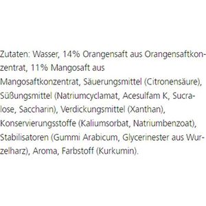 Produktbild für Sirup Mautner Orange-Mango 0%, ohne Zucker