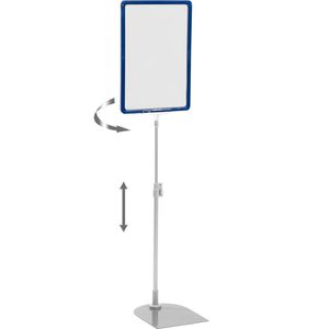 Infoständer Böttcher-AG beidseitig, blau, A4