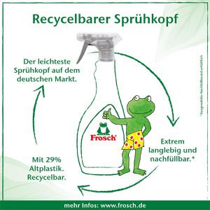 Produktbild für Fleckenentferner Frosch Flecken- und Vorwaschspray, Gallseife