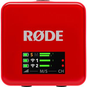 Produktbild für Mikrofon RODE Wireless GO Gen 3, rot