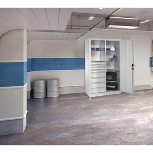 Produktbild für Werkzeugschrank CP-Möbel 8931-305, aus Metall, lichtgrau